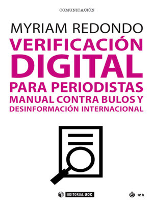cover image of Verificación digital para periodistas